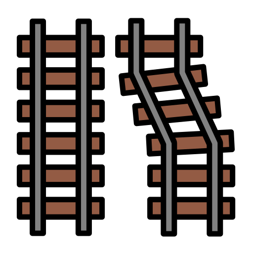 Rails Generic color outline icon