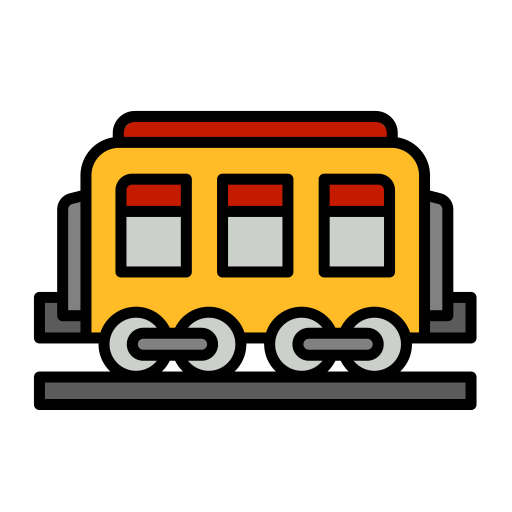 tren Generic color outline icono