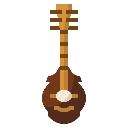 mandolina Generic color fill ikona
