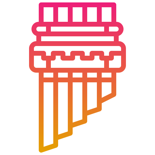 Pan flute Generic gradient outline icon