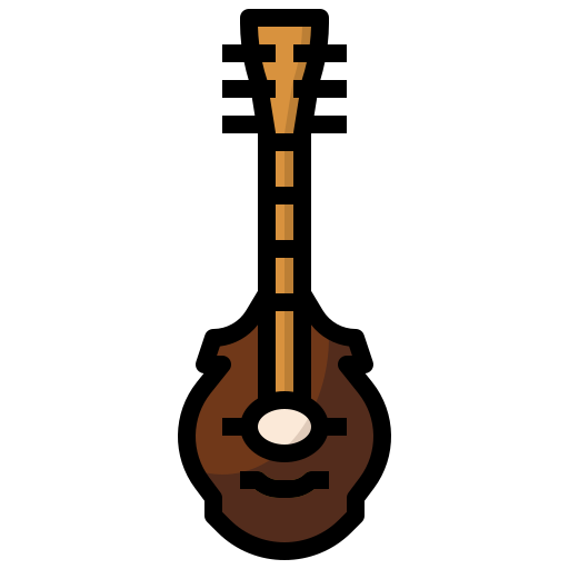 mandolino Generic color outline icona