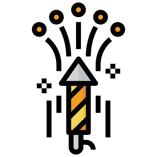 vuurwerk Generic color outline icoon