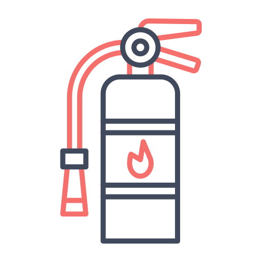 extintor de incendios Generic color outline icono