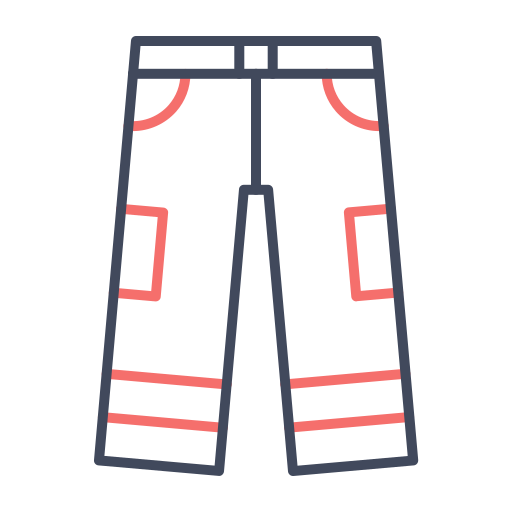 pantalon Generic color outline Icône