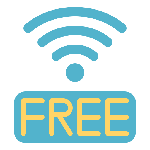 wi-fi gratis Generic color fill icono