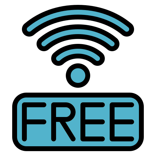 wifi gratis Generic color outline icona