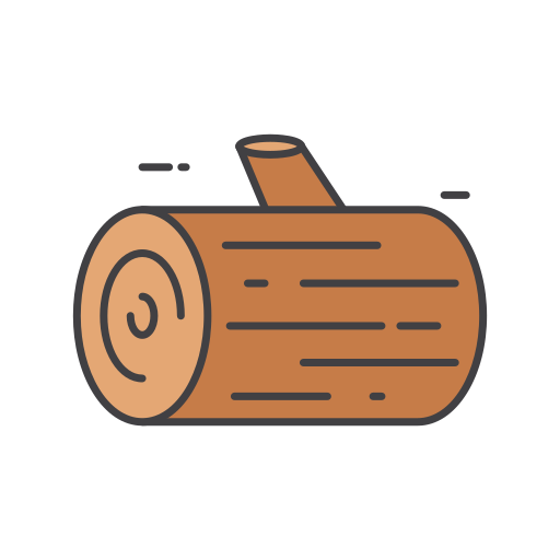 Wood Generic color outline icon