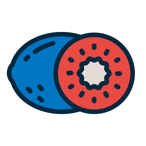 kiwi Generic color outline icona