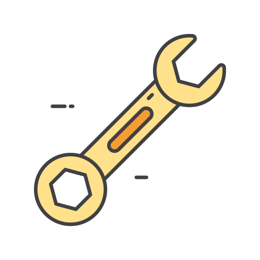 Гаечный ключ Generic color outline иконка