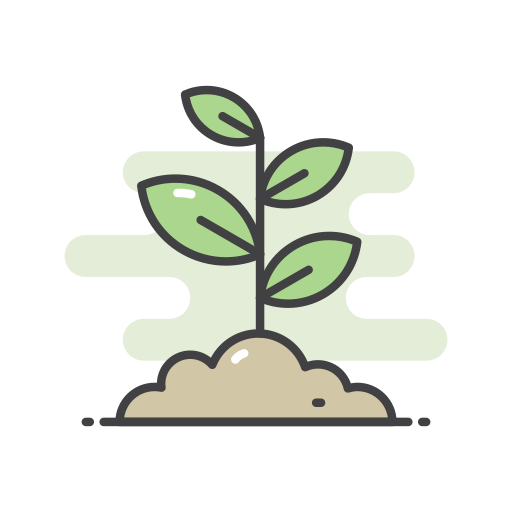 Growing plant Generic Rounded Shapes icon