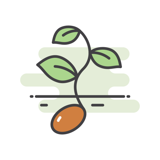 Growing seed Generic Rounded Shapes icon