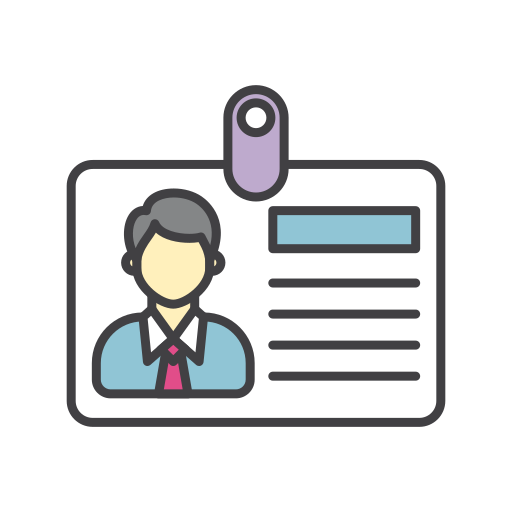 Id card Generic color outline icon