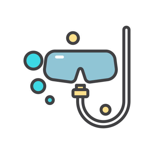 Snorkeling Generic color outline icon