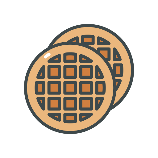 waffle Generic color outline Ícone