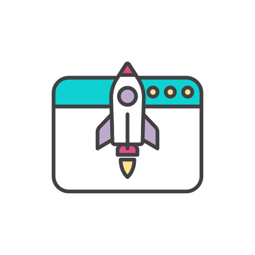 Launch Generic color outline icon
