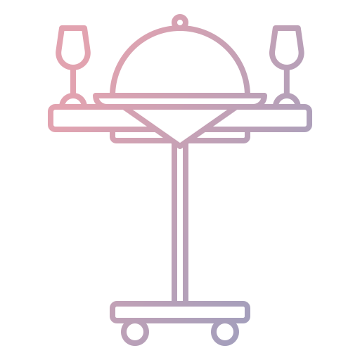 Room service Generic gradient outline icon