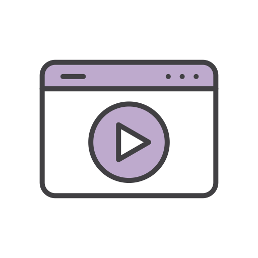 Video advertising Generic color outline icon