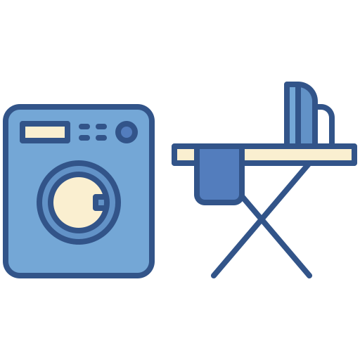 세탁 서비스 Generic color outline icon