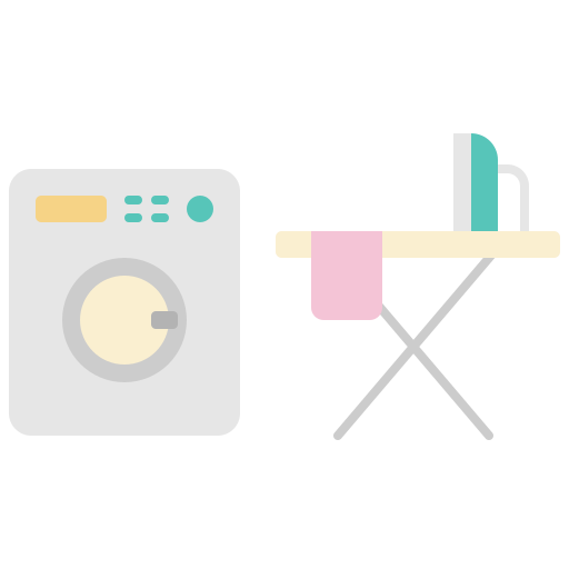 servicio de lavandería Generic color fill icono