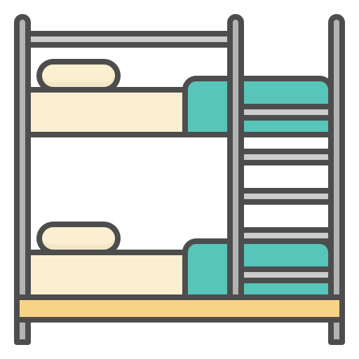 2段ベッド Generic color outline icon
