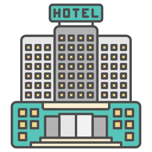 hotel Generic color outline icono