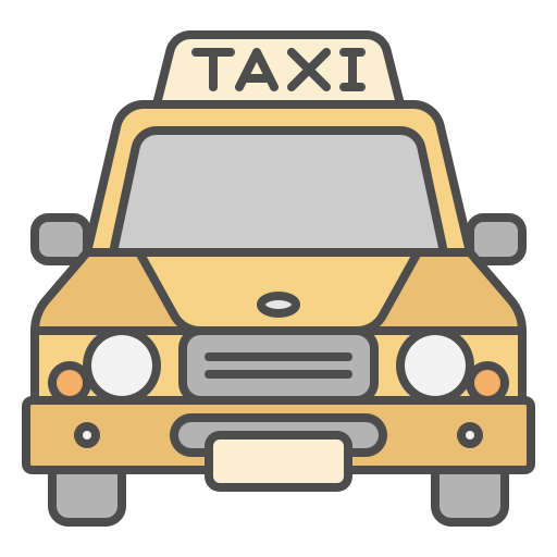 taxi Generic color outline icoon