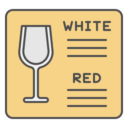 와인 메뉴 Generic color outline icon
