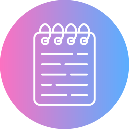 Notebook Generic gradient fill icon