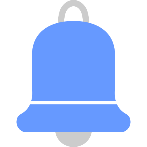 dzwonek powiadomień Generic color fill ikona