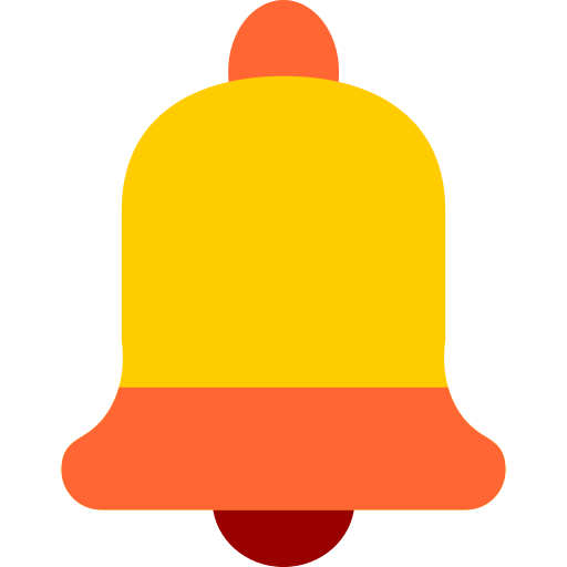 campanello di notifica Generic color fill icona