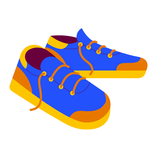 scarpe Generic Sticker Color Fill icona