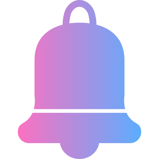 campanello di notifica Generic gradient fill icona