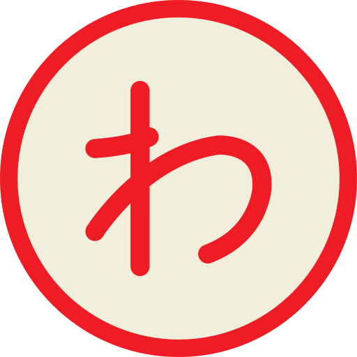 Японский алфавит Generic color lineal-color иконка