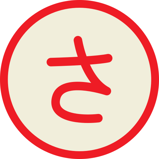 japanisches alphabet Generic color lineal-color icon
