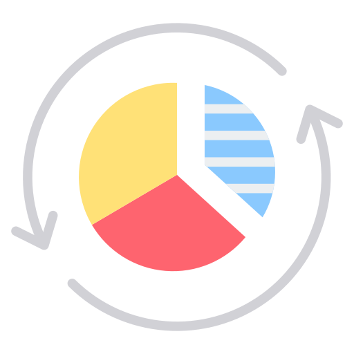 aggiorna banca dati Generic color fill icona