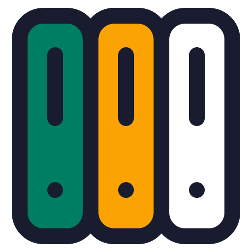 バインダー Generic color lineal-color icon