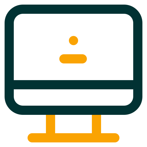 Computer Generic color outline icon