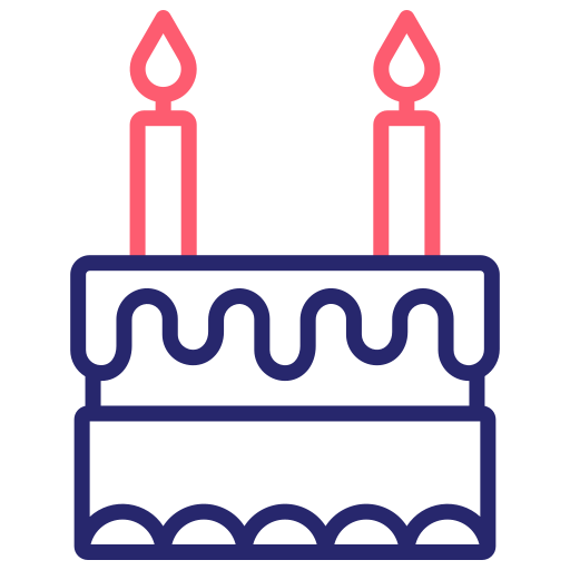 Birthday cake Generic color outline icon