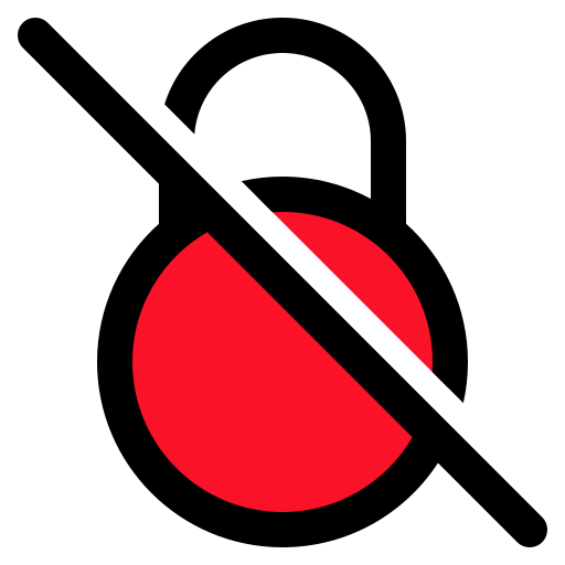 南京錠 Generic color lineal-color icon