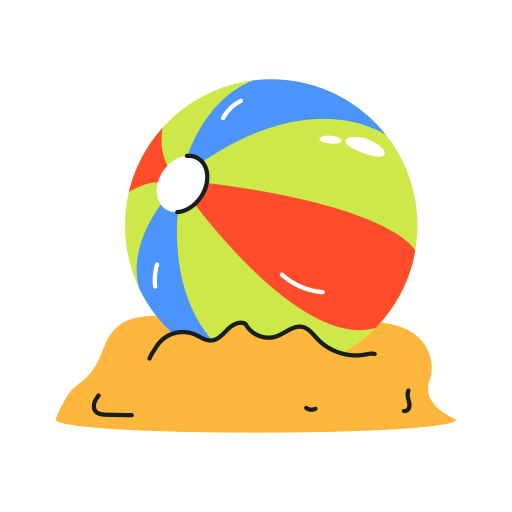 пляжный мяч Generic color fill иконка