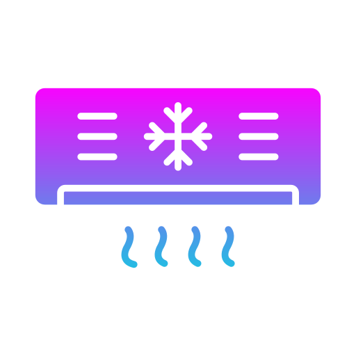 Air conditioner Generic gradient fill icon
