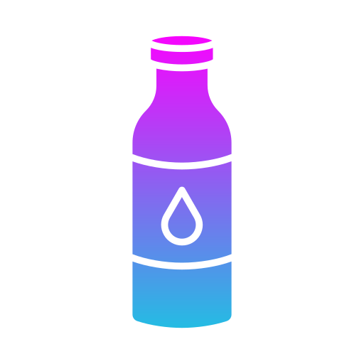 bouteille d'eau Generic gradient fill Icône