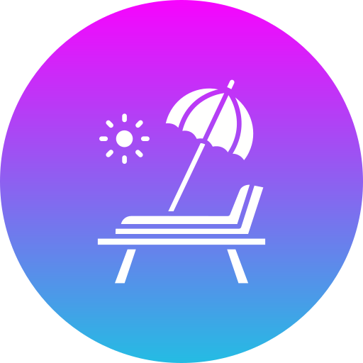 Lounger Generic gradient fill icon