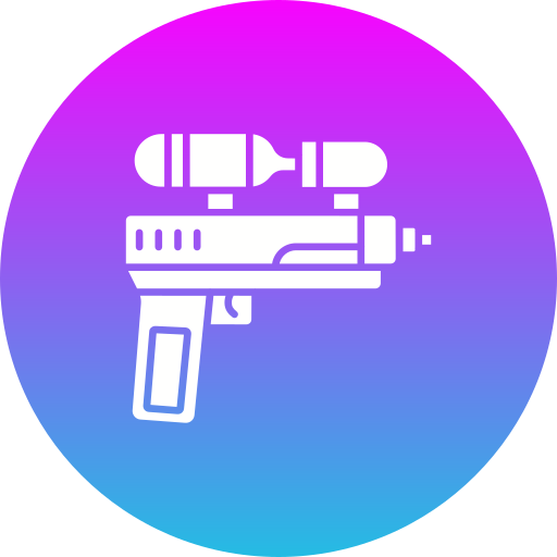 pistolet wodny Generic gradient fill ikona