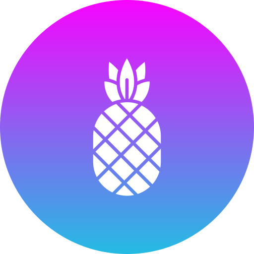 ananas Generic gradient fill icoon