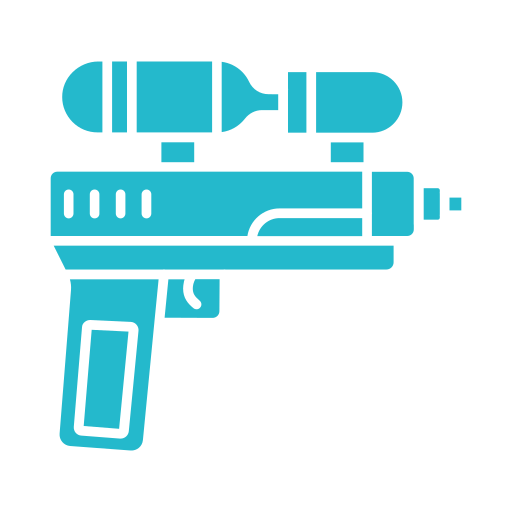 물총 Generic color fill icon