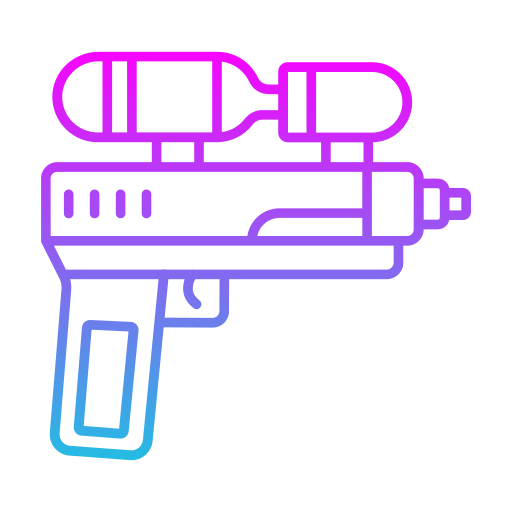 Water gun Generic gradient outline icon