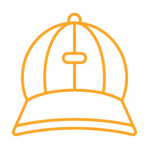cappellino da baseball Generic color outline icona