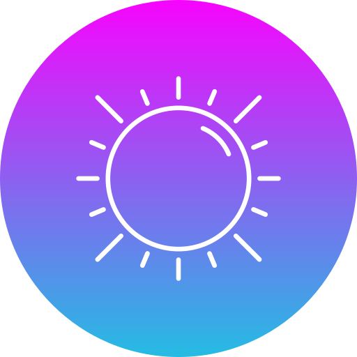 太陽 Generic gradient fill icon