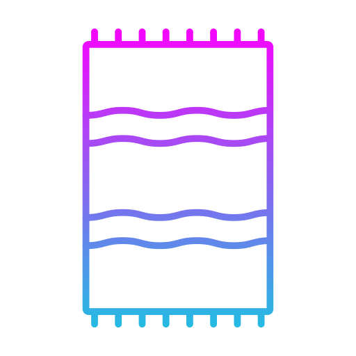 пляжное полотенце Generic gradient outline иконка